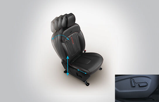 ELECTRIC 8 WAY DRIVER SEAT ADJUST