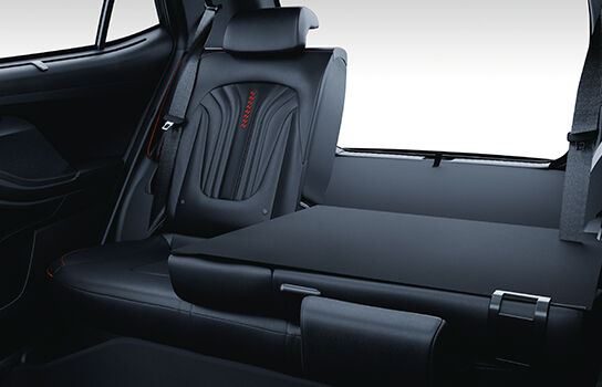 REAR FOLDABLE SEATS