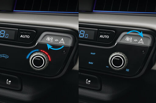 SWITCHABLE TYPE INFOTAINMENT & CLIMATE CONTROLLER