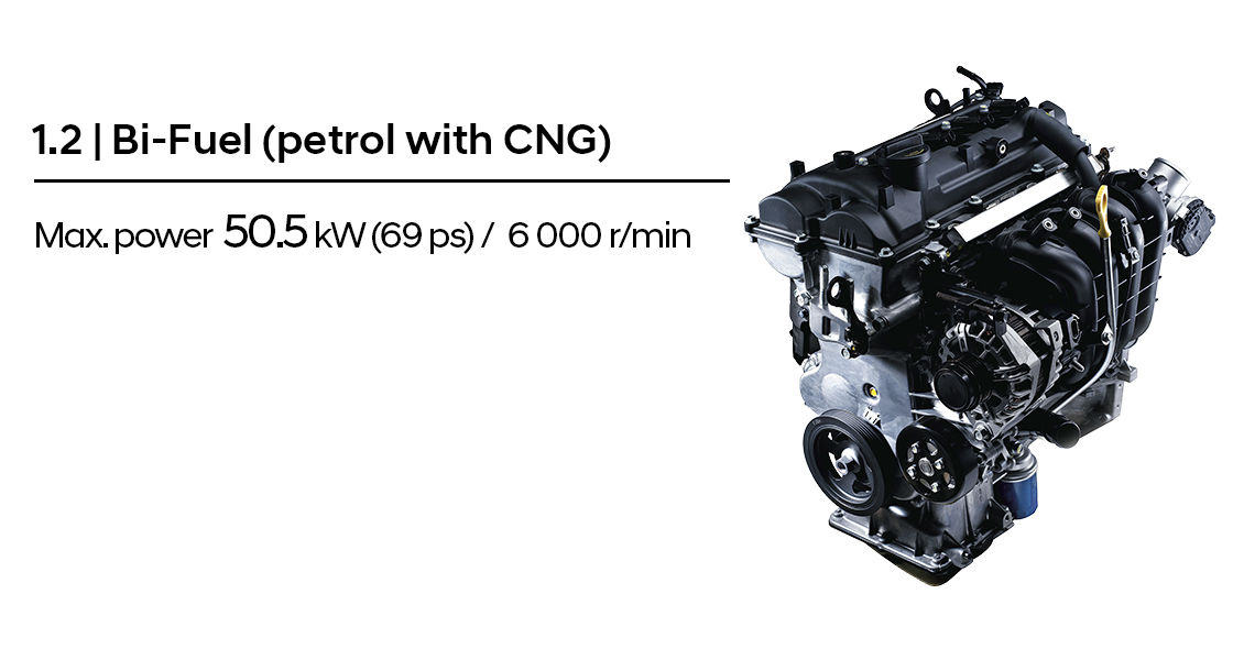 1.2L BI-FUEL (PETROL & CNG)