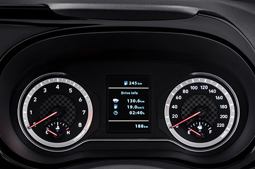 8.89CM SPEEDOMETER WITH DISPLAY