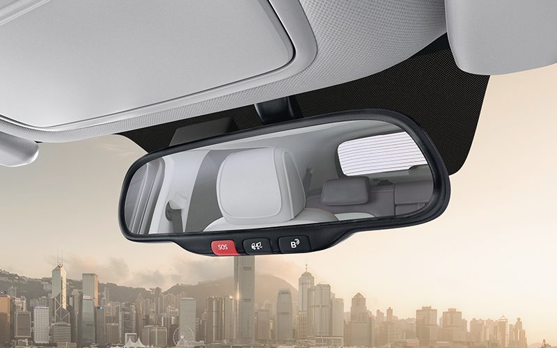 ECM MIRROR WITH TELEMATIC SWITCHES