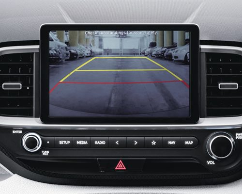 PARKING ASSIST REAR CAMERA WITH DYNAMIC GUIDELINES