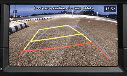 REAR VIEW CAMERA WITH DYNAMIC GUIDELINES